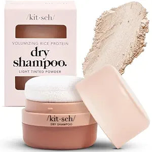 Kitsch Dry Shampoo Powder with Rice Protein for Women & Men