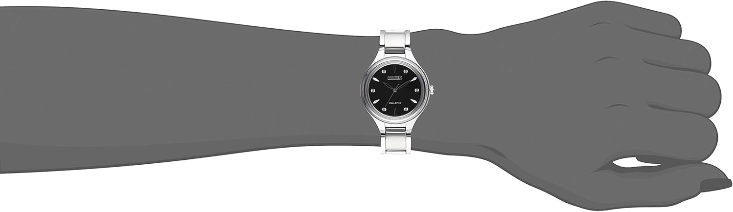 Citizen Eco-Drive Corso Womens Watch, Stainless Steel, Diamond