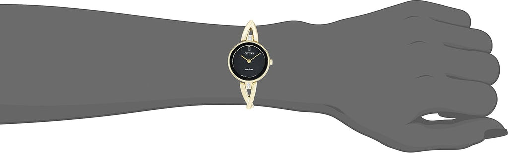 Citizen Eco-Drive Axiom Womens Watch, Stainless Steel, Crystal