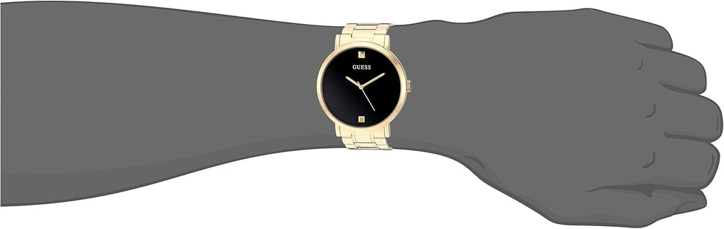 GUESS Stainless Steel Genuine Diamond Dial Watch