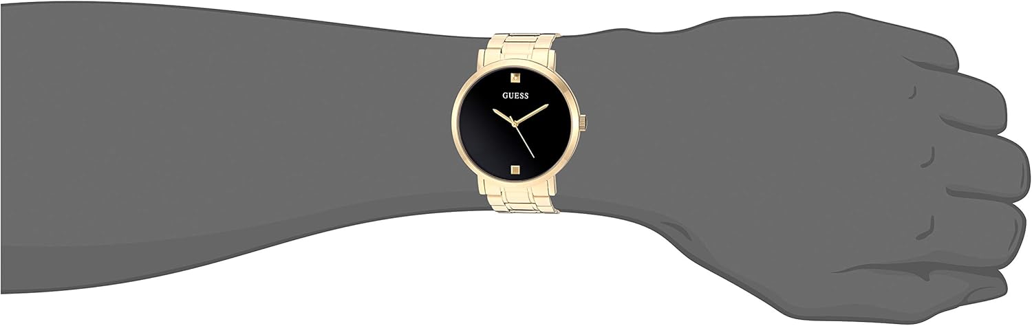 GUESS Stainless Steel Genuine Diamond Dial Watch