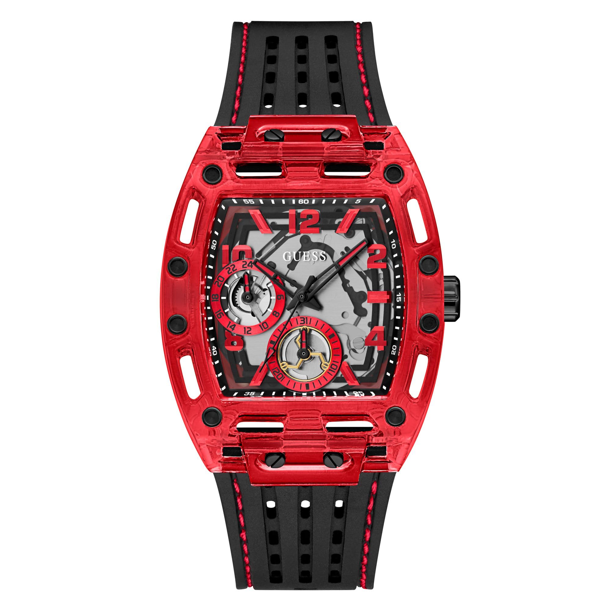 GUESS Men's Trend Tonneau 43mm Watch