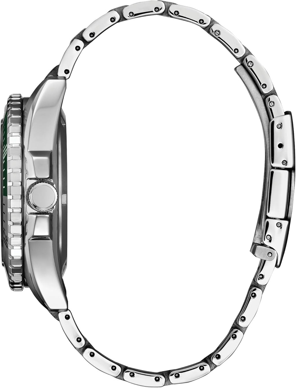 Citizen Men's Automatic Stainless Steel Watch, Silver-Tone Bracelet, Black Dial, 3 Hand Day/Date. (Model: NH7531-50E)