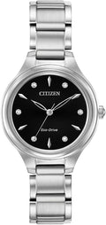 Citizen Eco-Drive Corso Womens Watch, Stainless Steel, Diamond