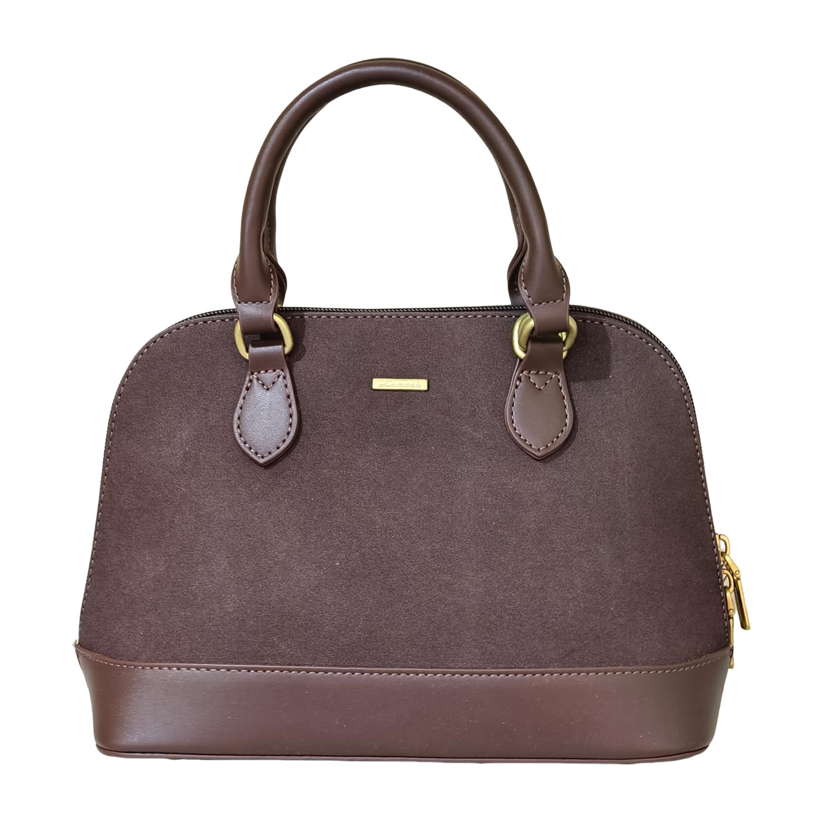 LOVEVOOK Purse for Women Small Crossbody Bags Classic Double Zip Top Handle Dome Satchel Bag