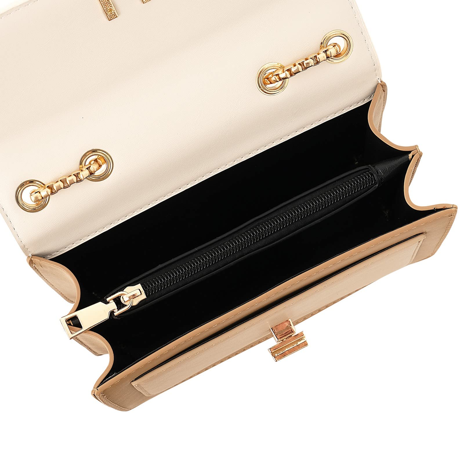 Color-Block Crossbody Bags for Women Leather Cross Body Purses Cute Designer Handbags Shoulder Bag Medium Size