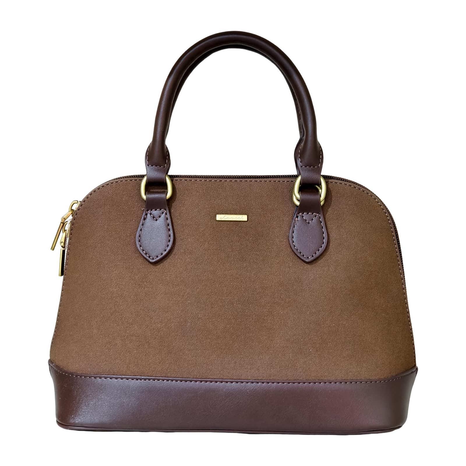 LOVEVOOK Purse for Women Small Crossbody Bags Classic Double Zip Top Handle Dome Satchel Bag