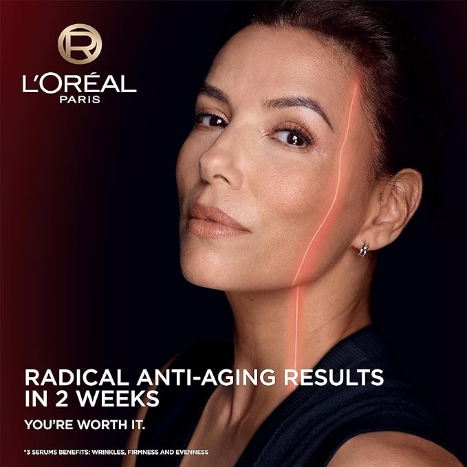 L'Oreal Paris Revitalift Triple Power Age-Defying Face Serum, Anti Aging Serum with 3