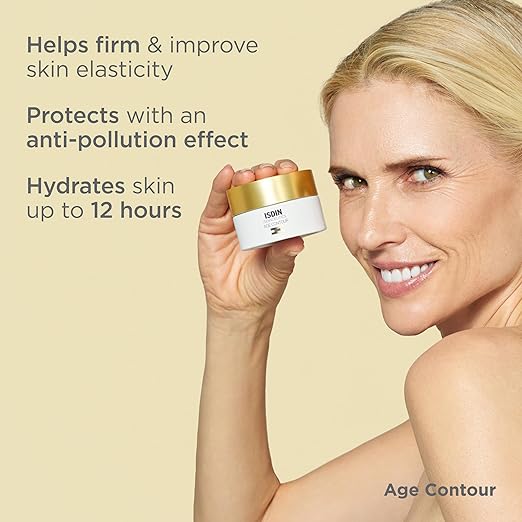 Isdinceutics Age Contour Firming and Rejuvenating Cream - Face Moisturizer with Niacinamide. Visibly Reduces Wrinkles, 18.1 OZ.